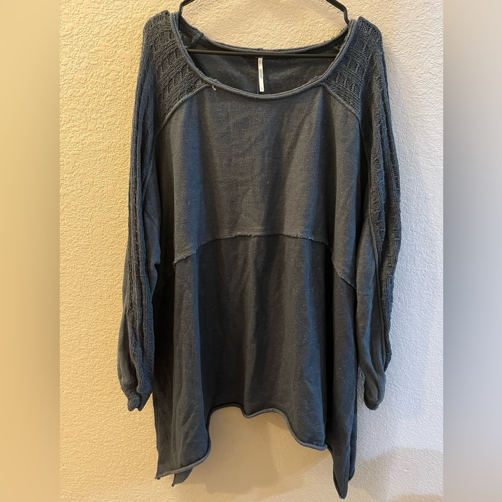 Blue Free People Top Size S